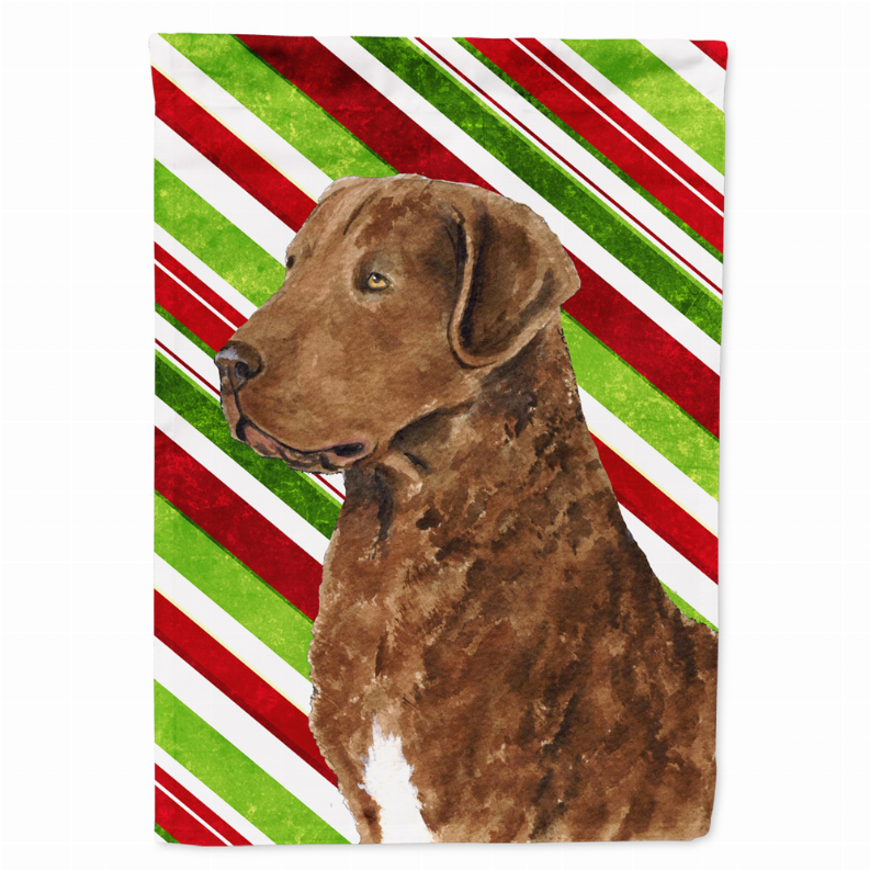 Candy Cane Holiday Christmas Dog Flag Garden Size