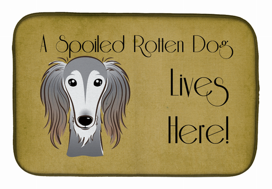 Spoiled Dog Lives Here Dish Drying Mat