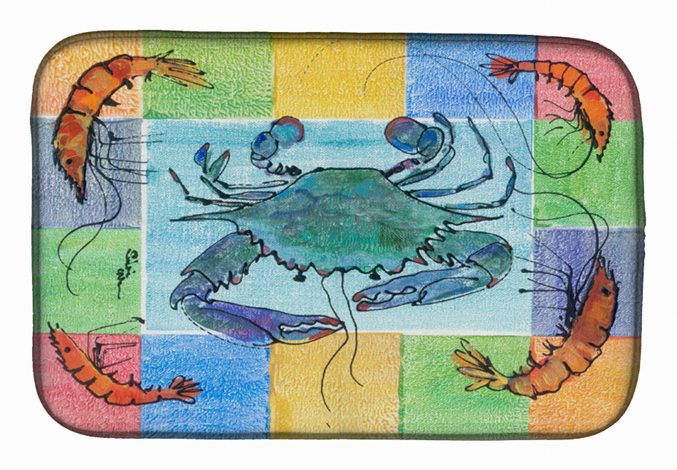 Sealife/Crab Themed Dish Drying Mat