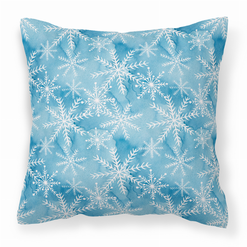 Watercolor Themed Fabric Decorative Pillow