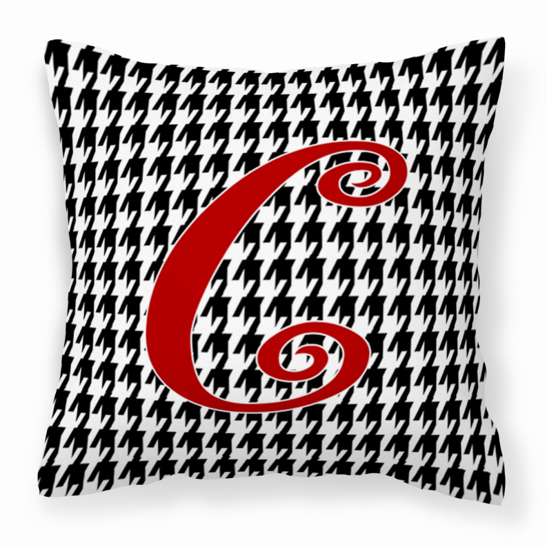 Monogram Letter Fabric Decorative Pillow