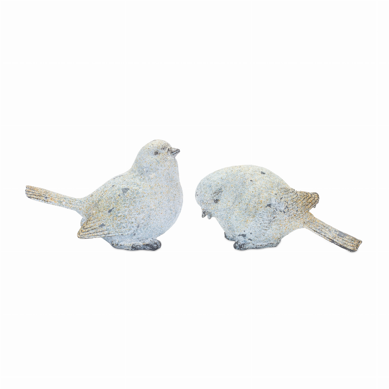 Bird (Set of 4) 2.5"H, 3.5"H Resin