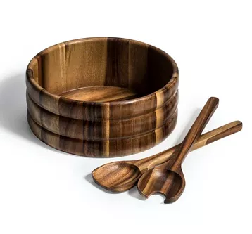 Large Salad Bowl with Servers