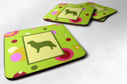 Dog Silhouette Foam Coaster Set of 4