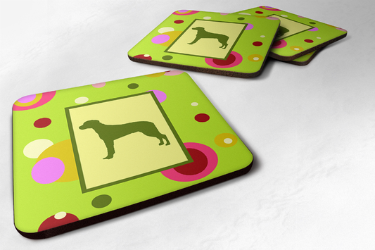 Dog Silhouette Foam Coaster Set of 4