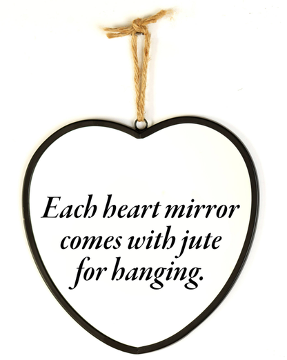 Heart Mirror Blessed By Grace Sm Silver