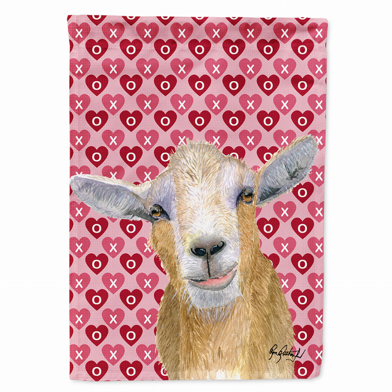 Goat Hearts and Love Flag Garden Size