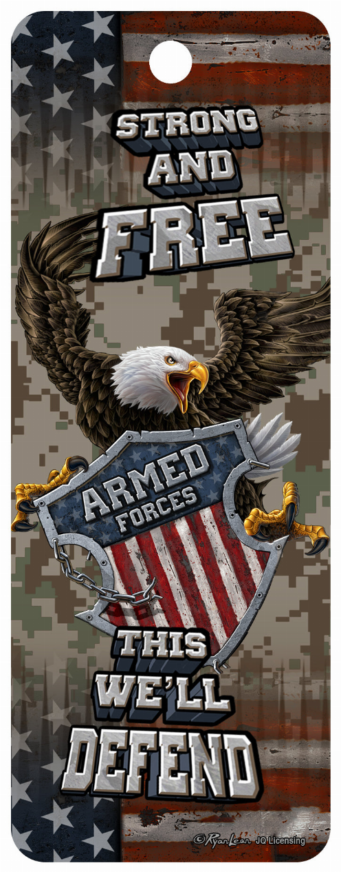 Armed Forces Eagle - 3D Bookmark