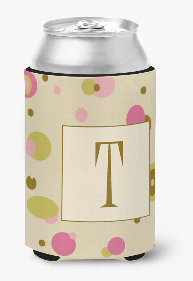 Monogram Letter Can or Bottle Hugger