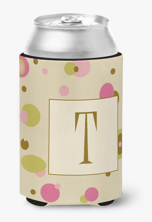 Monogram Letter Can or Bottle Hugger