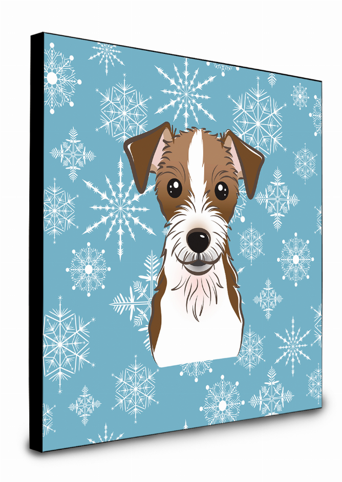 Snowflake Dog Artwork Wall Panel