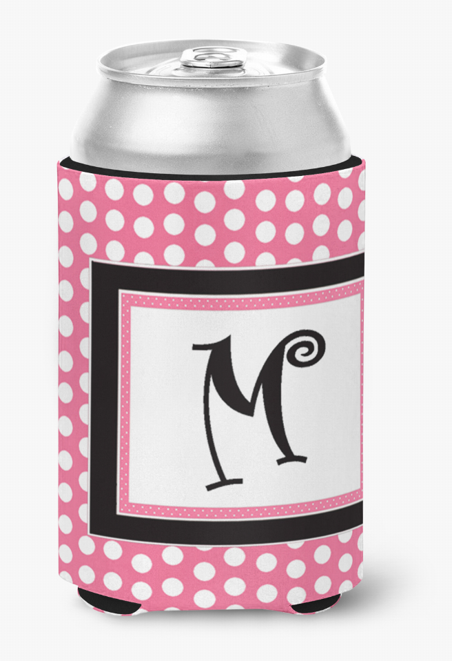 Monogram Letter Can or Bottle Hugger