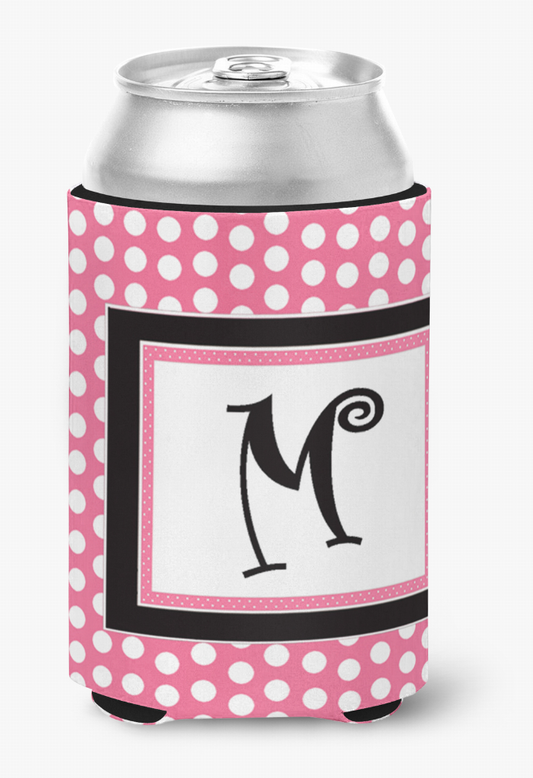 Monogram Letter Can or Bottle Hugger