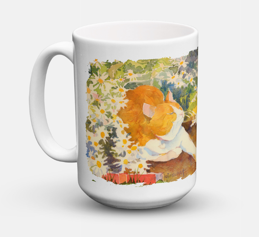 Cat Coffee Mug 15 oz