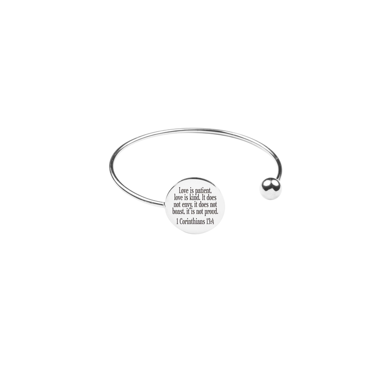 Ball Tip Scripture Cuff