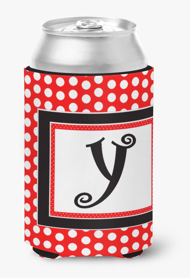 Monogram Letter Can or Bottle Hugger