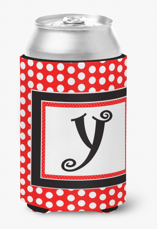 Monogram Letter Can or Bottle Hugger