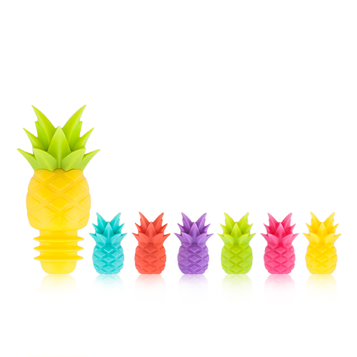 Pineapple Charms And Bottle Stopper By True