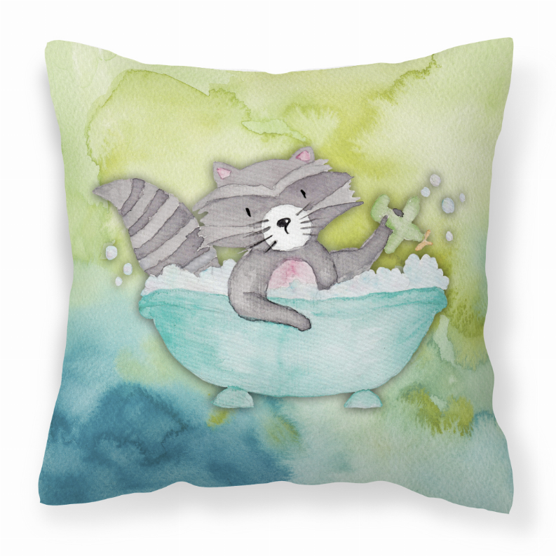 Animals/Birds Watercolor Fabric Decorative Pillow