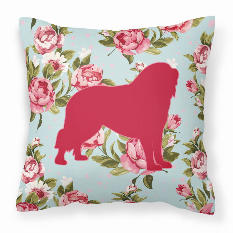 Dog Breed Shabby Chic Fabric Decorative Pillow