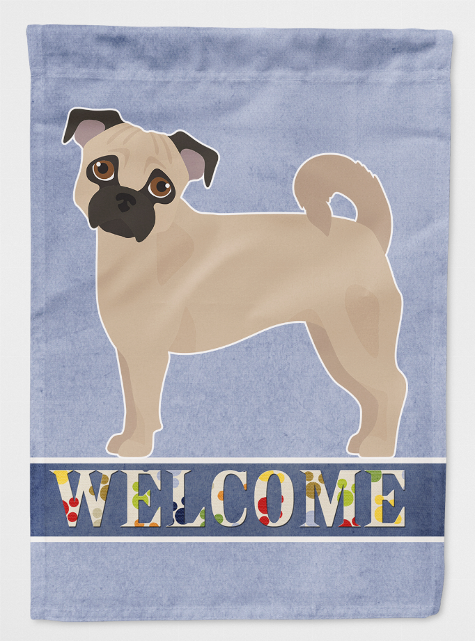 Fawn Chug Welcome Flag Canvas House Size