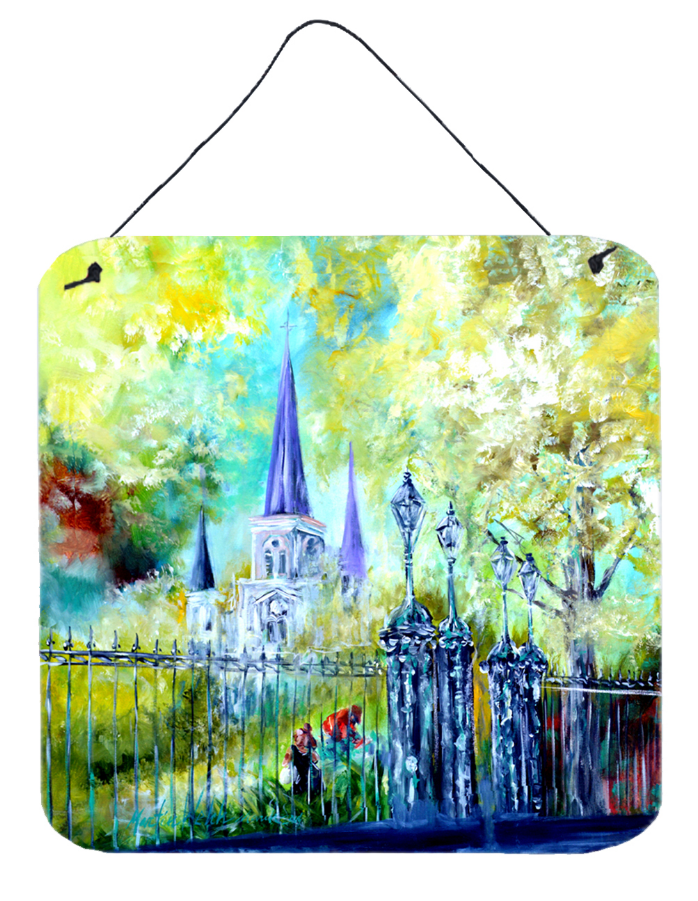 Across the Square St Louis Cathedral Wall or Door Hanging Prints