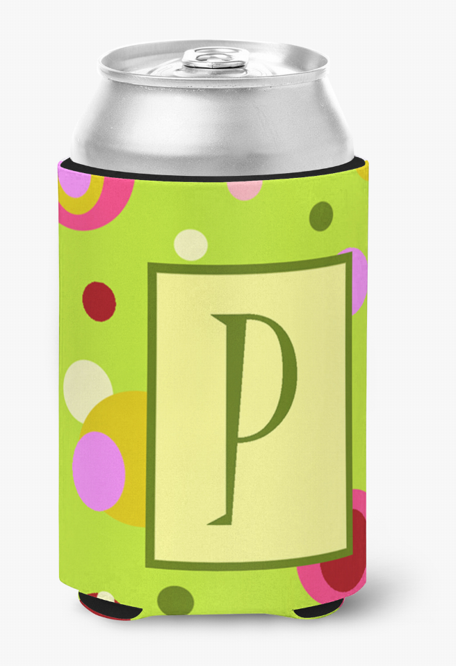 Monogram Letter Can or Bottle Hugger