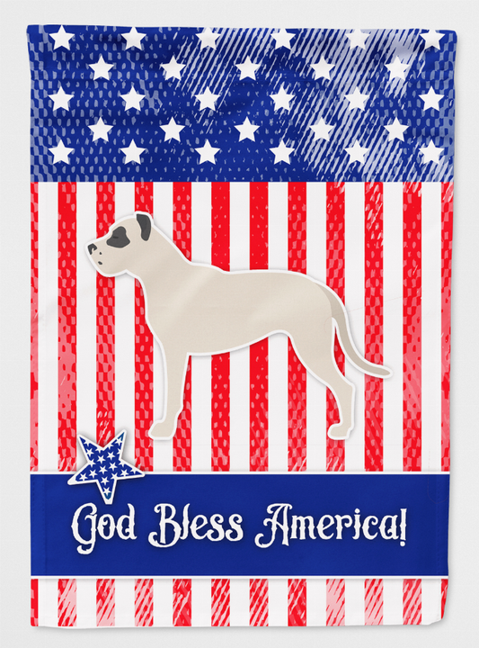 USA Patriotic Dog Breed Themed Flag Canvas