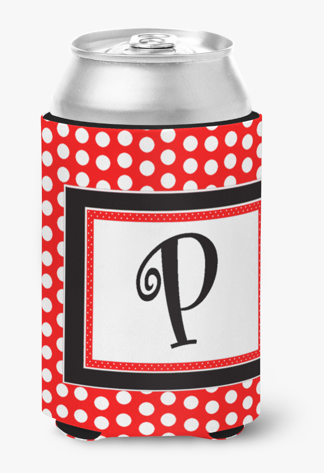 Monogram Letter Can or Bottle Hugger