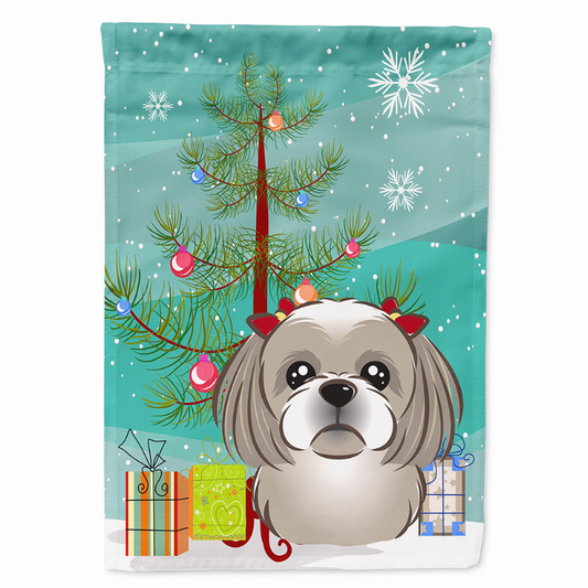 Christmas Tree/Dog  Breed Flag Canvas