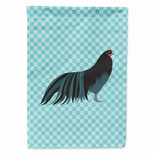 Animal/Bird Themed Blue Check Flag Canvas