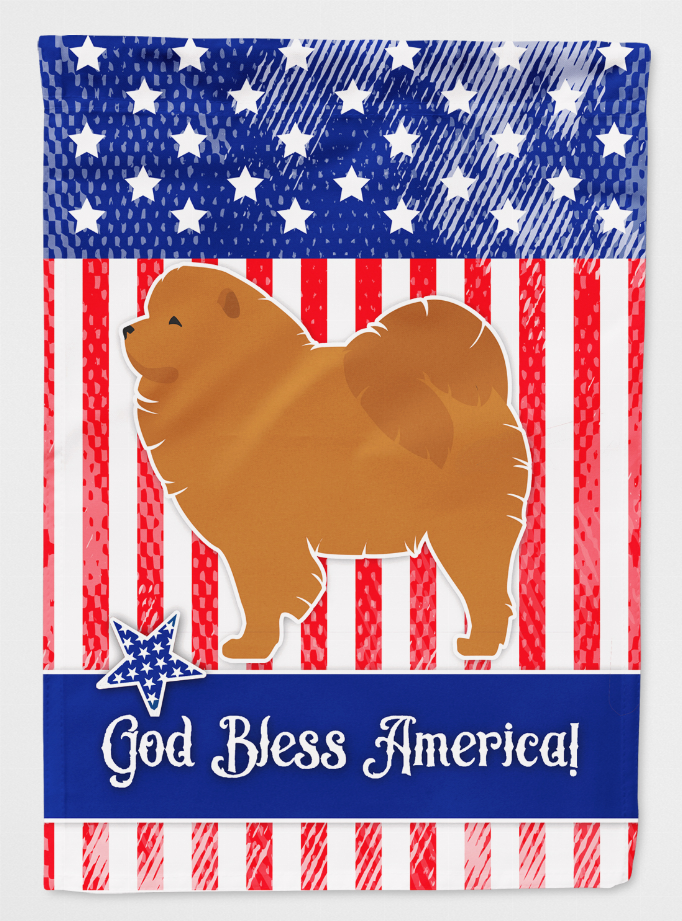 USA Patriotic Dog Breed Themed Flag Canvas