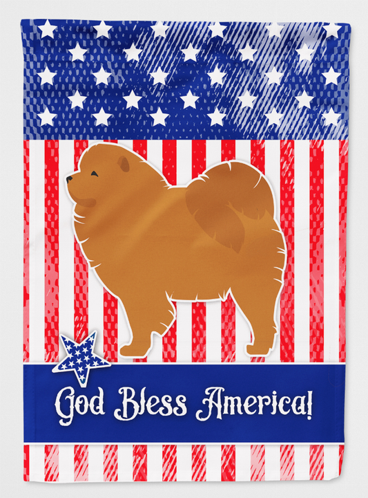 USA Patriotic Dog Breed Themed Flag Canvas