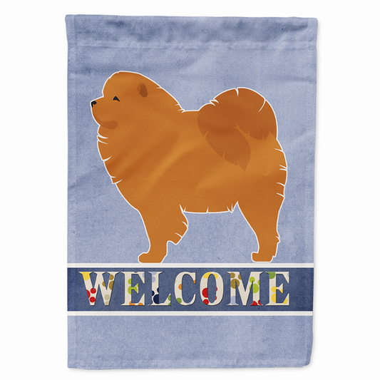 Welcome/Dog Breed Flag Canvas