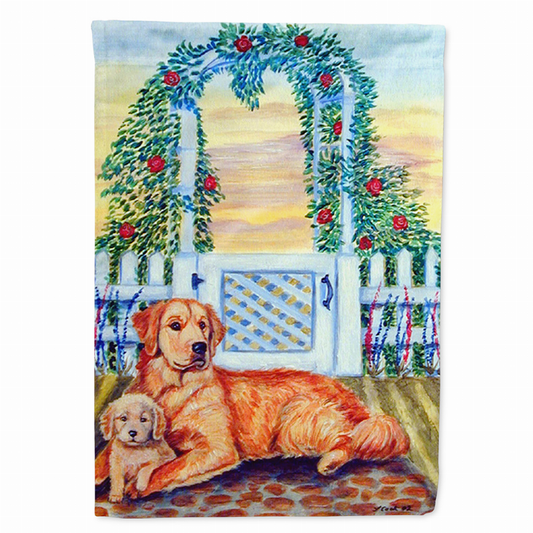 Dog Breed Themed Art Flag Canvas