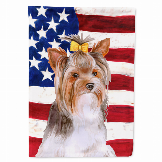 Patriotic/Dog Breed Themed Flag Canvas