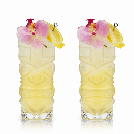 Crystal Tiki Glasses By Viski