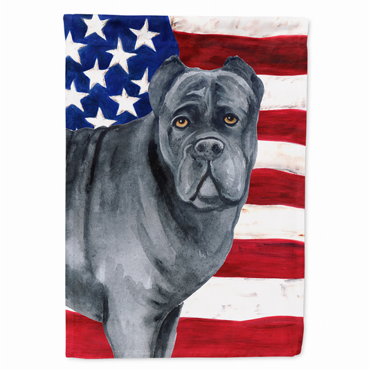 Patriotic/Dog Breed Themed Flag Canvas