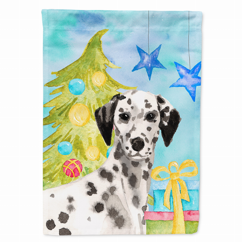 Christmas Dog Breed Themed Flag Canvas