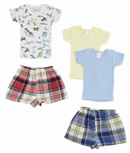 Bambini Infant Girls T-Shirts and Boxer Shorts