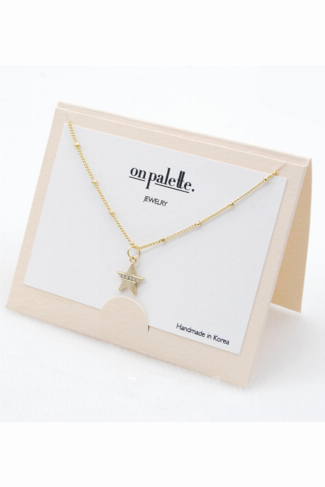 14K Gold Dipped Star Pendant Necklaces By DOBBI ( VARIETY OF COLORS AVAILABLE )