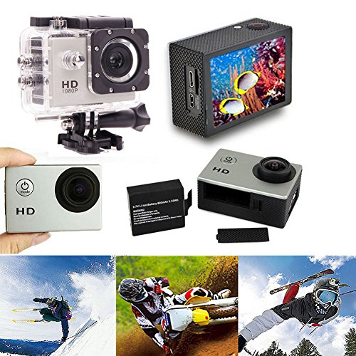 4K Action Pro Waterproof All Digital UHD WiFi Camera + RF Remote And Accessories