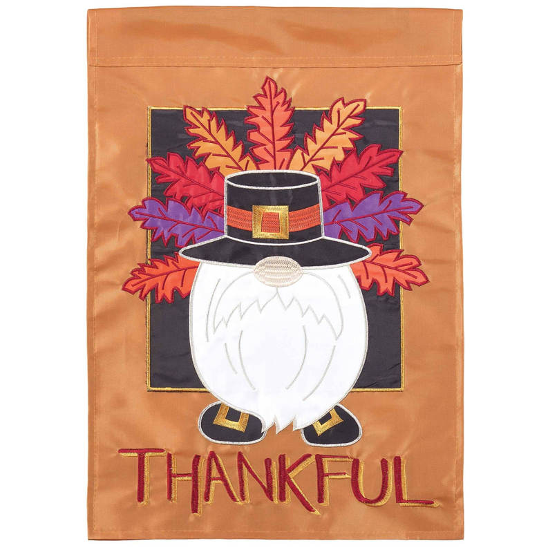 Thankful Gnome Flag Poly