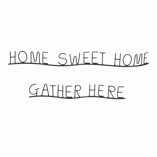 Gather and Home (Set of 4) 15"L x 2.25"H, 22.5"L x 2.5"H Metal