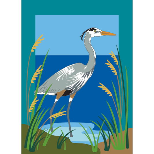 Garden Heron Flag