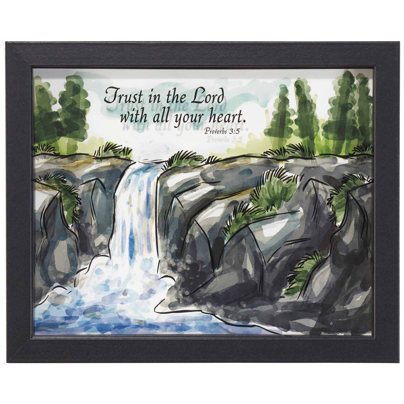 Framed Wall Art Trust Lord Prov 3:5