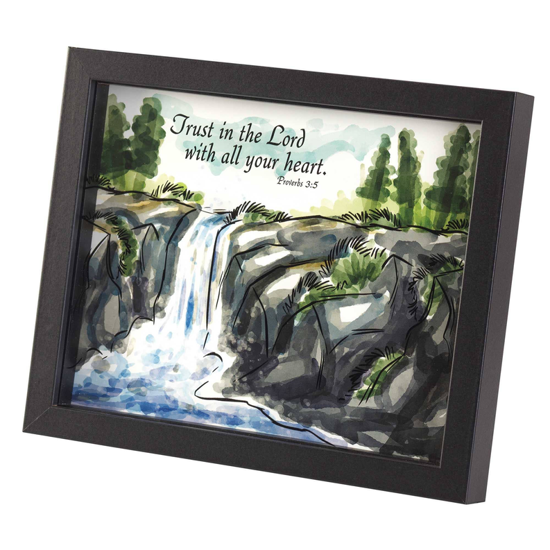 Framed Wall Art Trust Lord Prov 3:5