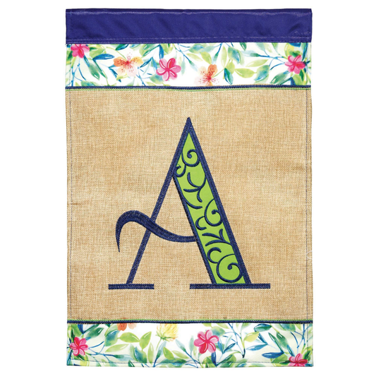 Flg Dapp Monogram A Spring Blap/Prt Garden