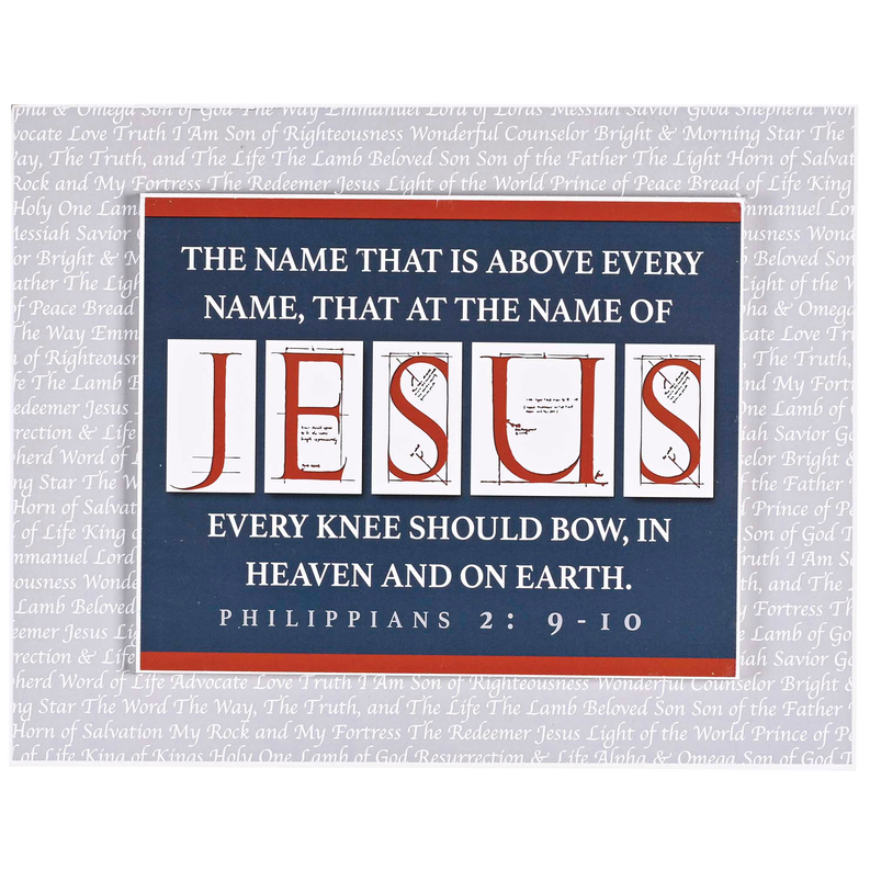 Stacked Wall Plaque Names Of Jesus