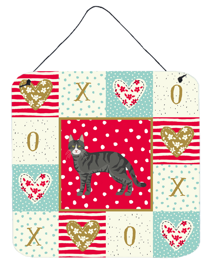 Tricolour Aegean Cat Love Wall or Door Hanging Prints